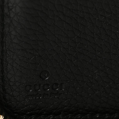 Gucci Pebbled Calfskin Soho Zip Around Wallet Black 6 of 8