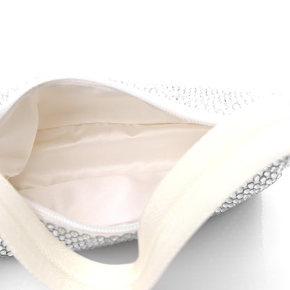 Prada Satin Crystal Mini Re-Edition 2000 Bag White 5 of 8