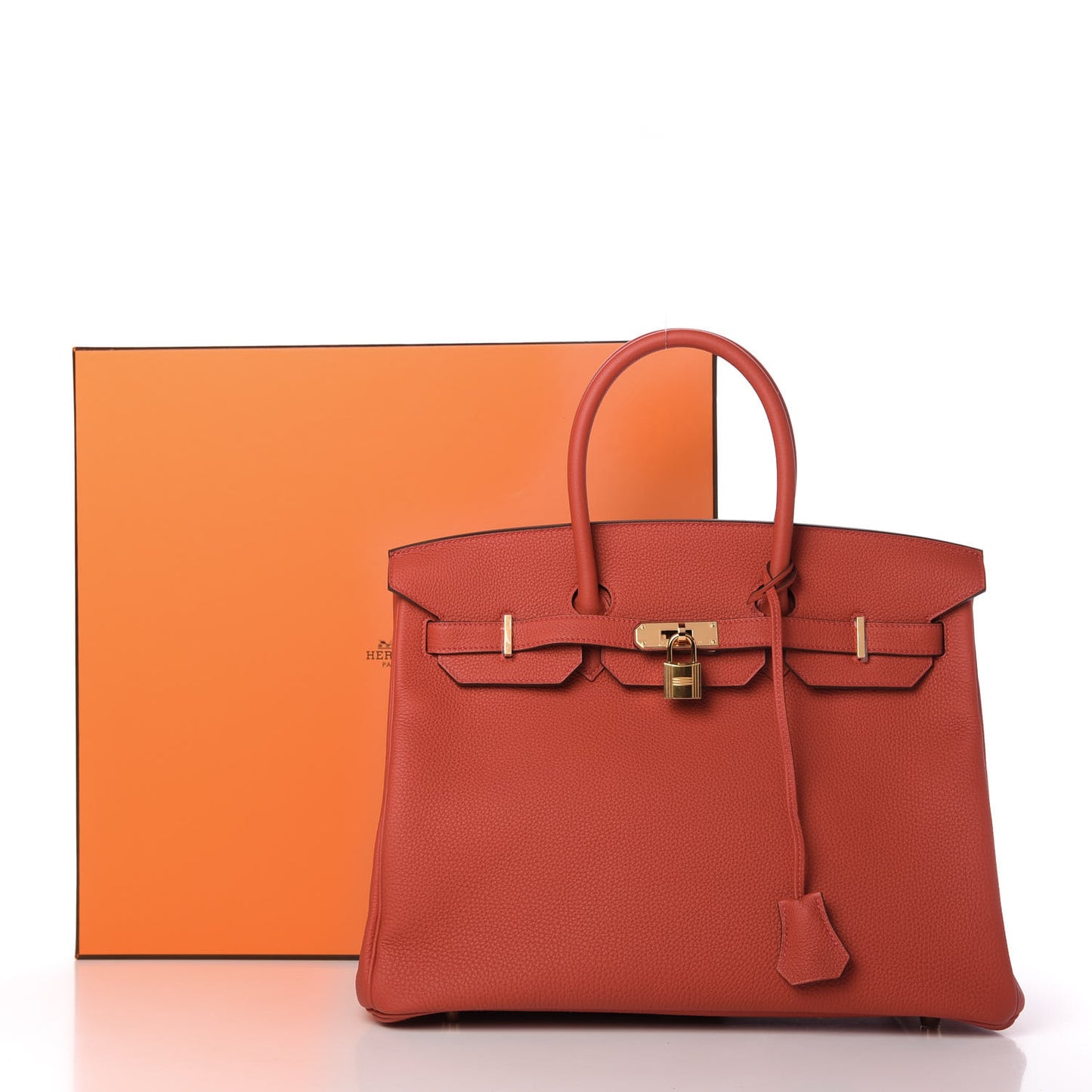 Togo Birkin 35 Rouge Tomate