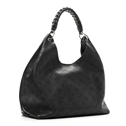 Louis Vuitton Mahina Carmel Hobo Black 3 of 9