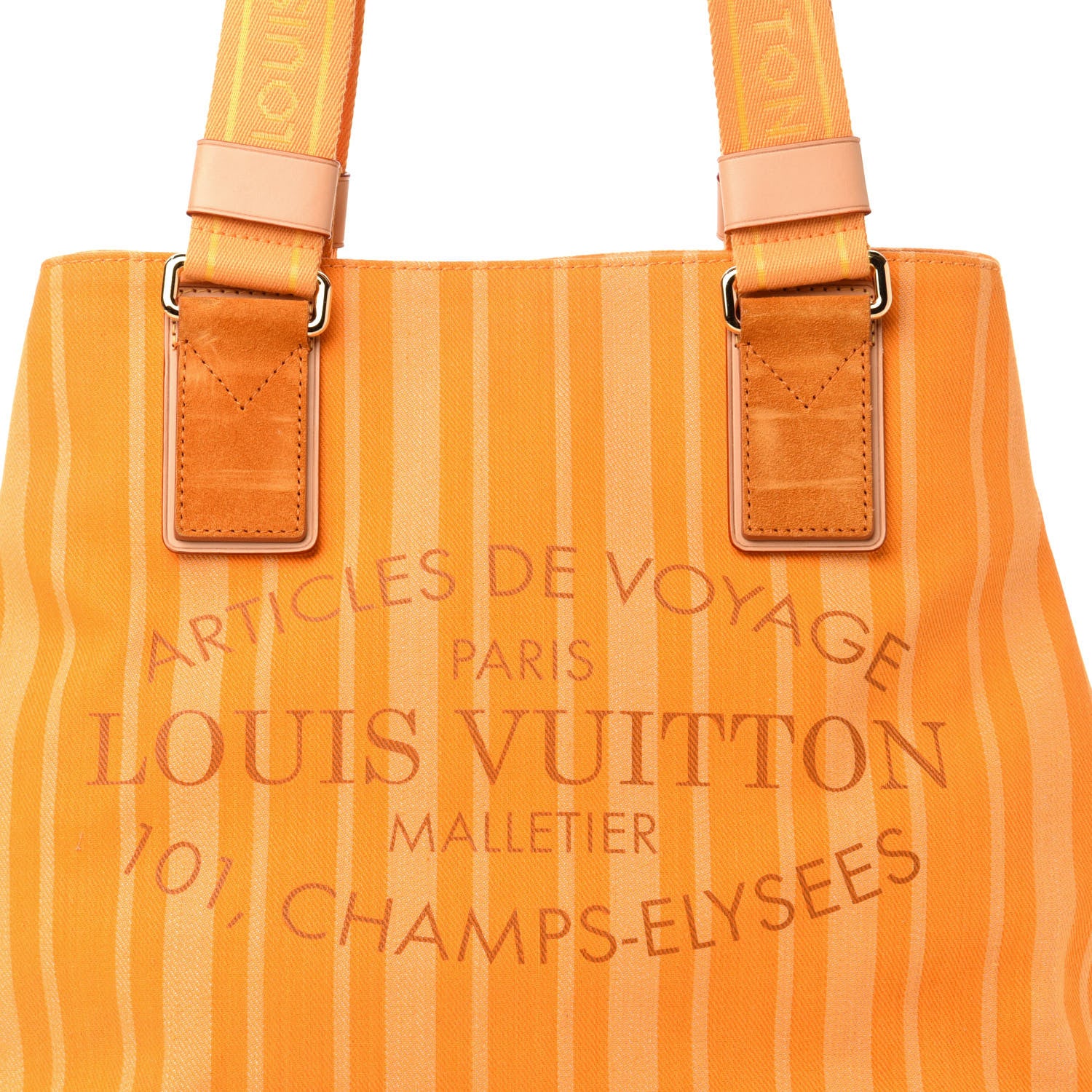 Louis Vuitton Denim Articles de Voyage Cabas Ocre 14 of 14