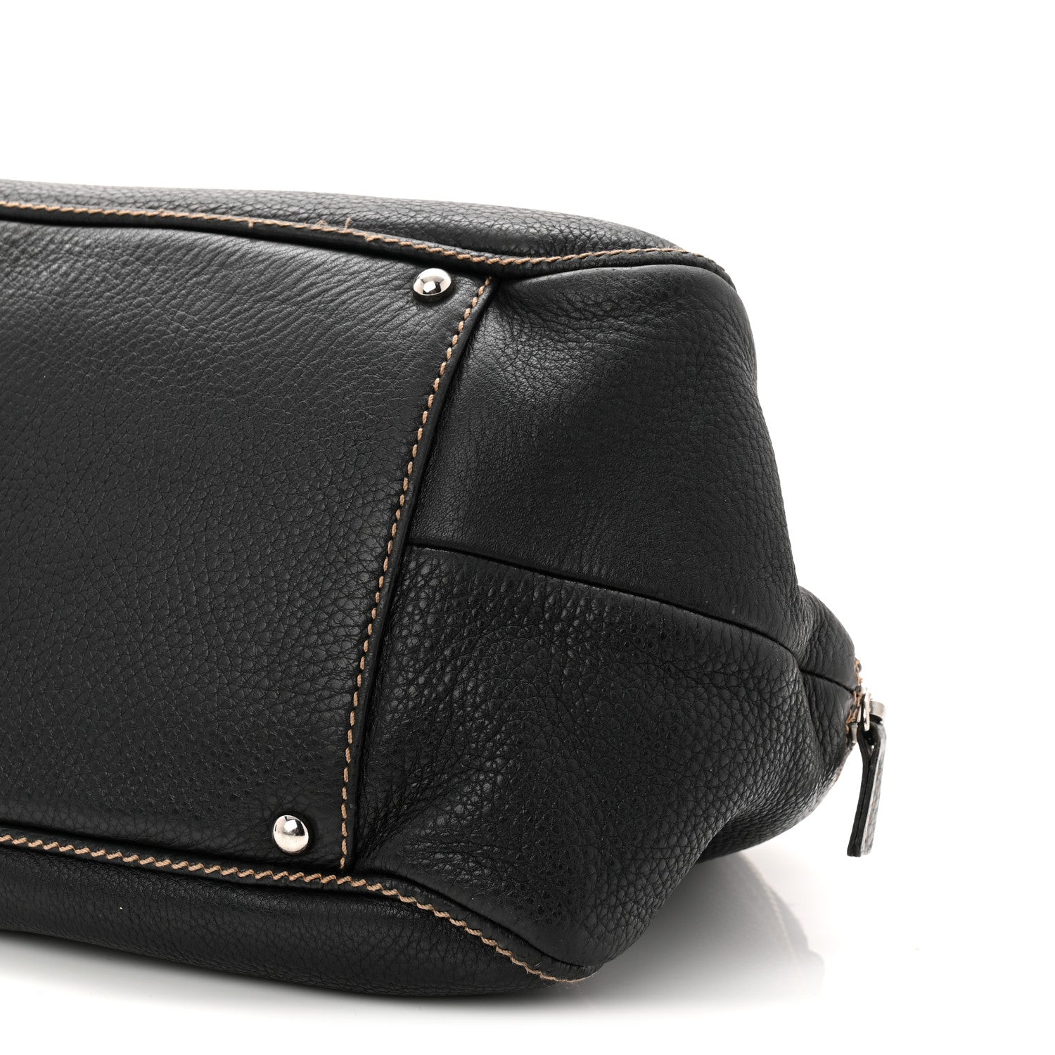 Chanel Calfskin Large Tassel Bowler Black 10 of 11