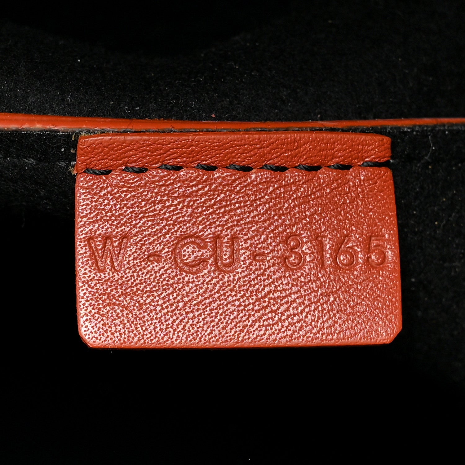 Celine Smooth Calfskin Felt Zebra Printed Oversized Twisted Cabas Chalk Brick 9 of 14