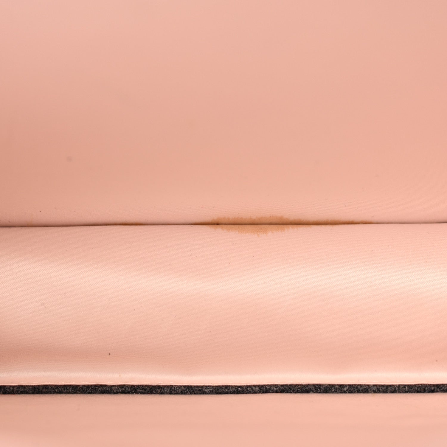 Fendi Melange Flannel Satin Threaded Edge Medium Peekaboo I SEE U Satchel Grigio Bois de Rose 14 of 18