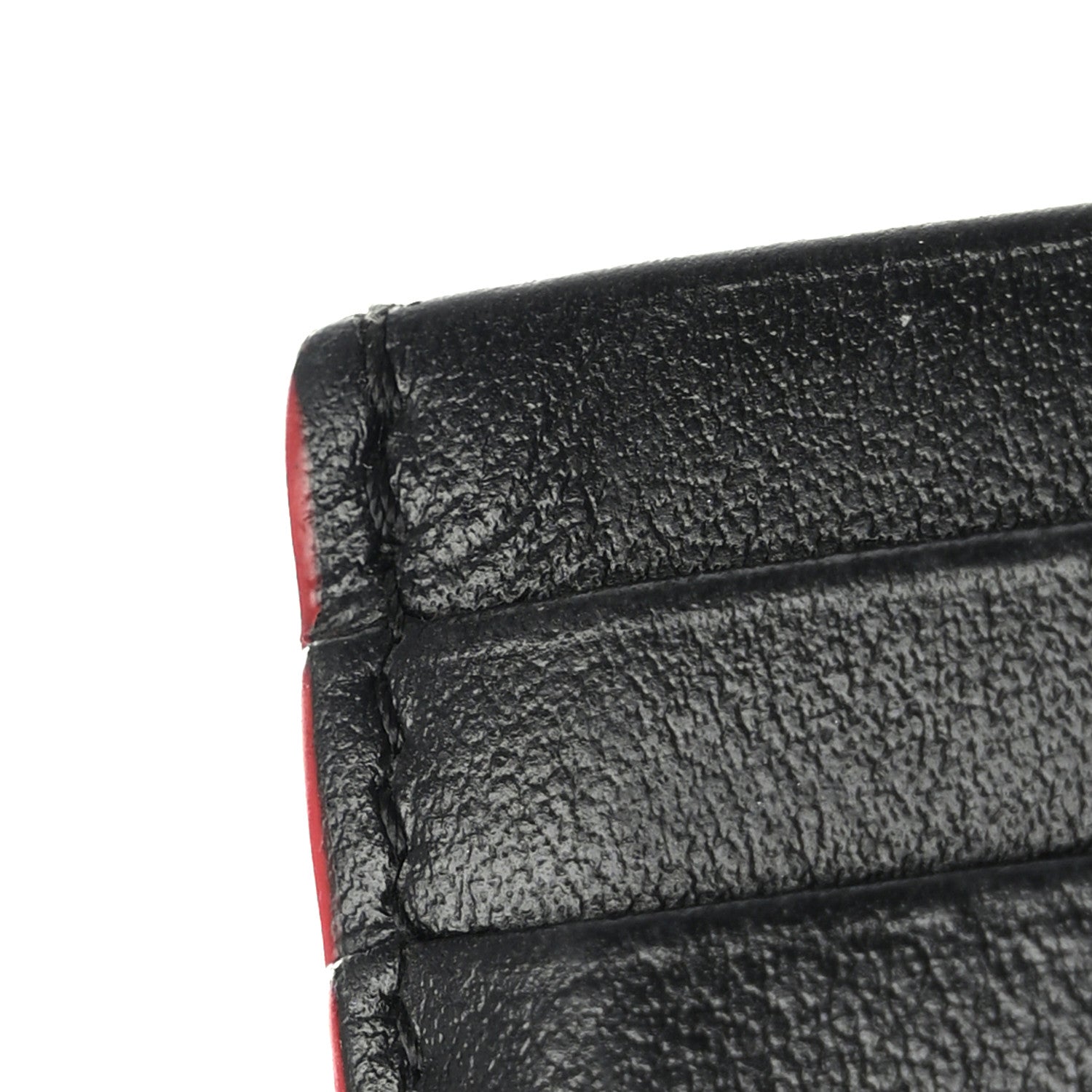 Christian Louboutin Calfskin Paris Spikes Kios Card Holder Black 13 of 13