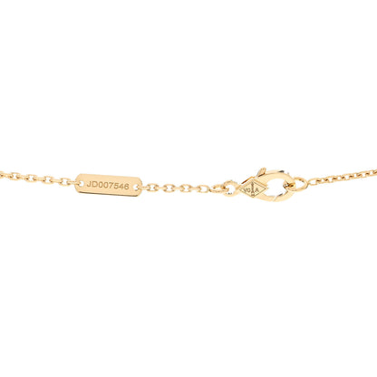 Van Cleef & Arpels 18K Yellow Gold Mother of Pearl Vintage Alhambra Pendant Necklace 5 of 6