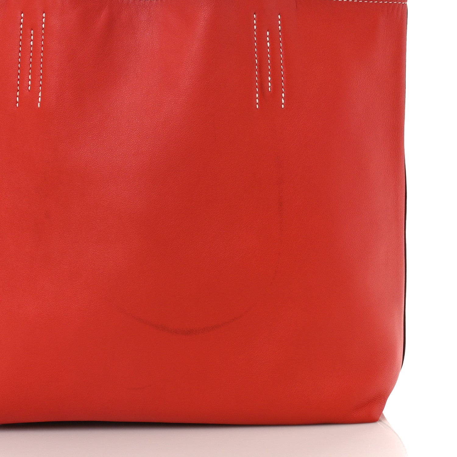 Hermes Veau Sikkim Swift Double Sens 28 Reversible Tote Peony Sanguine 13 of 13