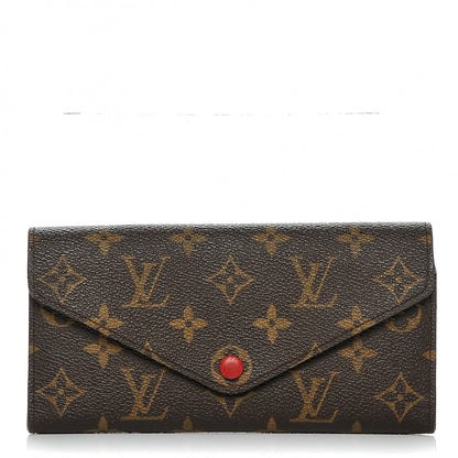 Louis Vuitton Monogram Josephine Wallet Red 1 of 7