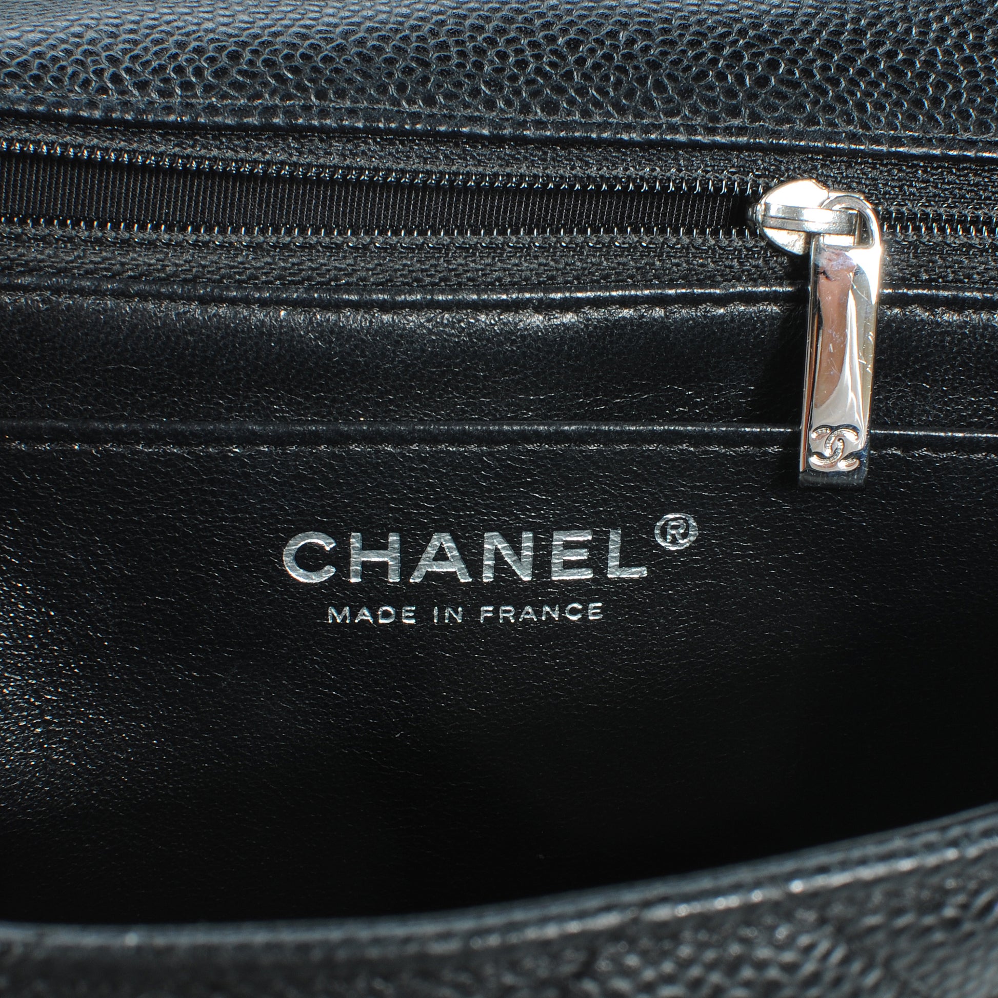 Chanel Caviar Jumbo Single Flap Black 7 of 9