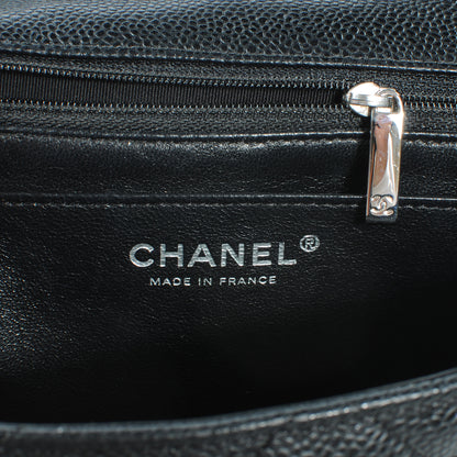 Chanel Caviar Jumbo Single Flap Black 7 of 9