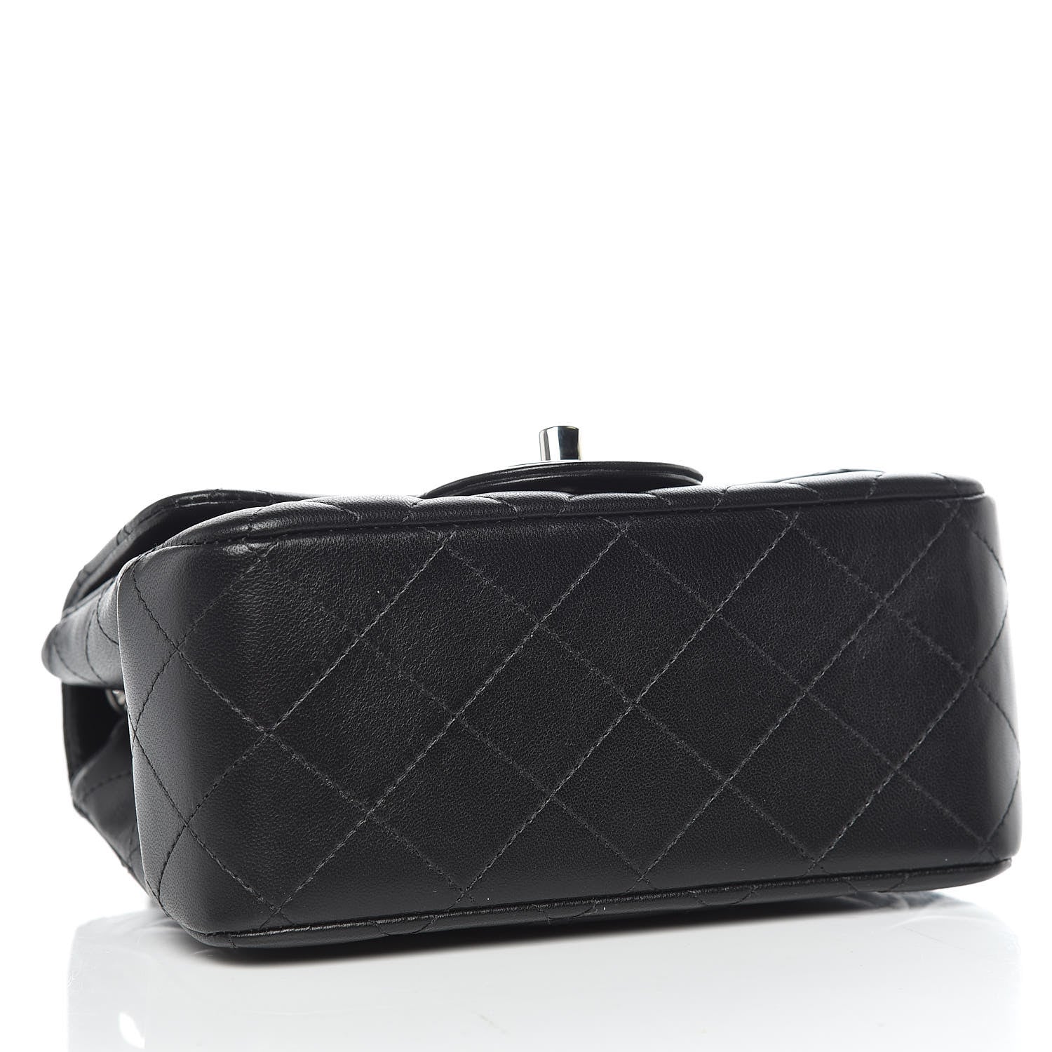 Chanel Lambskin Quilted Mini Square Flap Black 4 of 9
