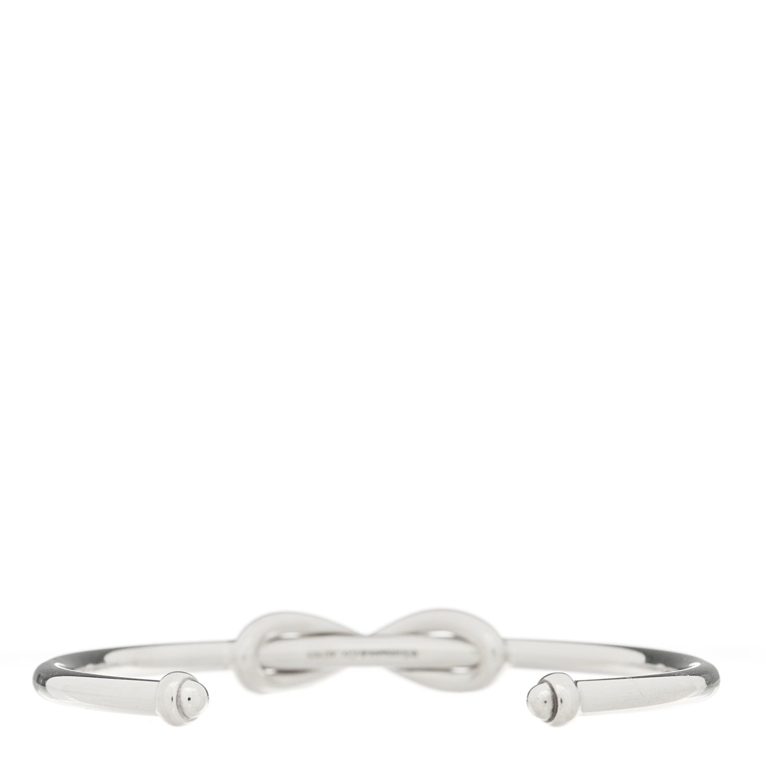 Tiffany Sterling Silver Infinity Cuff Bracelet 2 of 3