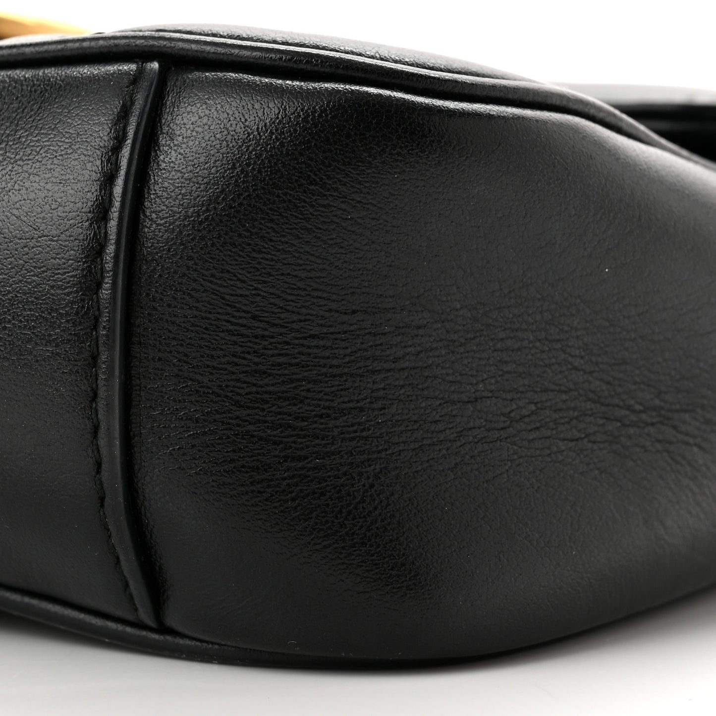 Calfskin Matelasse Mini GG Marmont Shoulder Bag Black