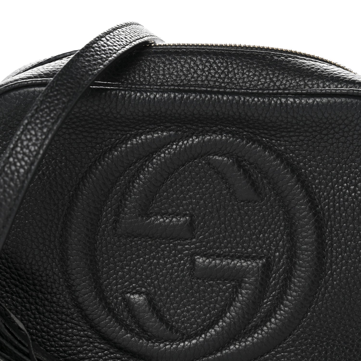 Gucci Pebbled Calfskin Small Soho Disco Bag Black 8 of 14