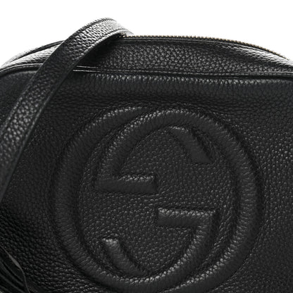 Gucci Pebbled Calfskin Small Soho Disco Bag Black 8 of 14