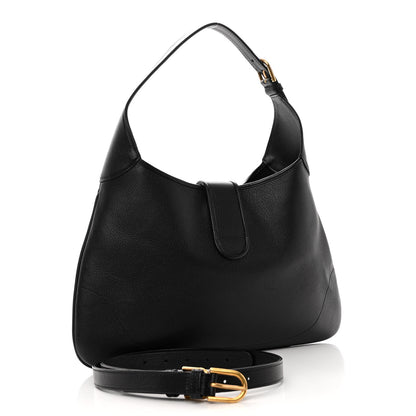 Gucci Goatskin Medium Aphrodite Shoulder Bag Black 3 of 11