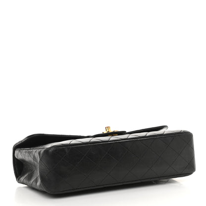 Chanel Lambskin Quilted Medium Rectangular Kelly Flap Bag Black 3 of 13