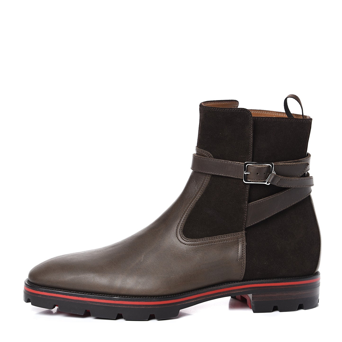 Calfskin Wax Crosta Mens Kicko Flat Boots 44 Dark Brown