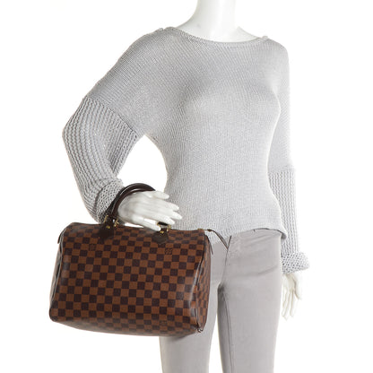 Louis Vuitton Damier Ebene Speedy 30 2 of 7
