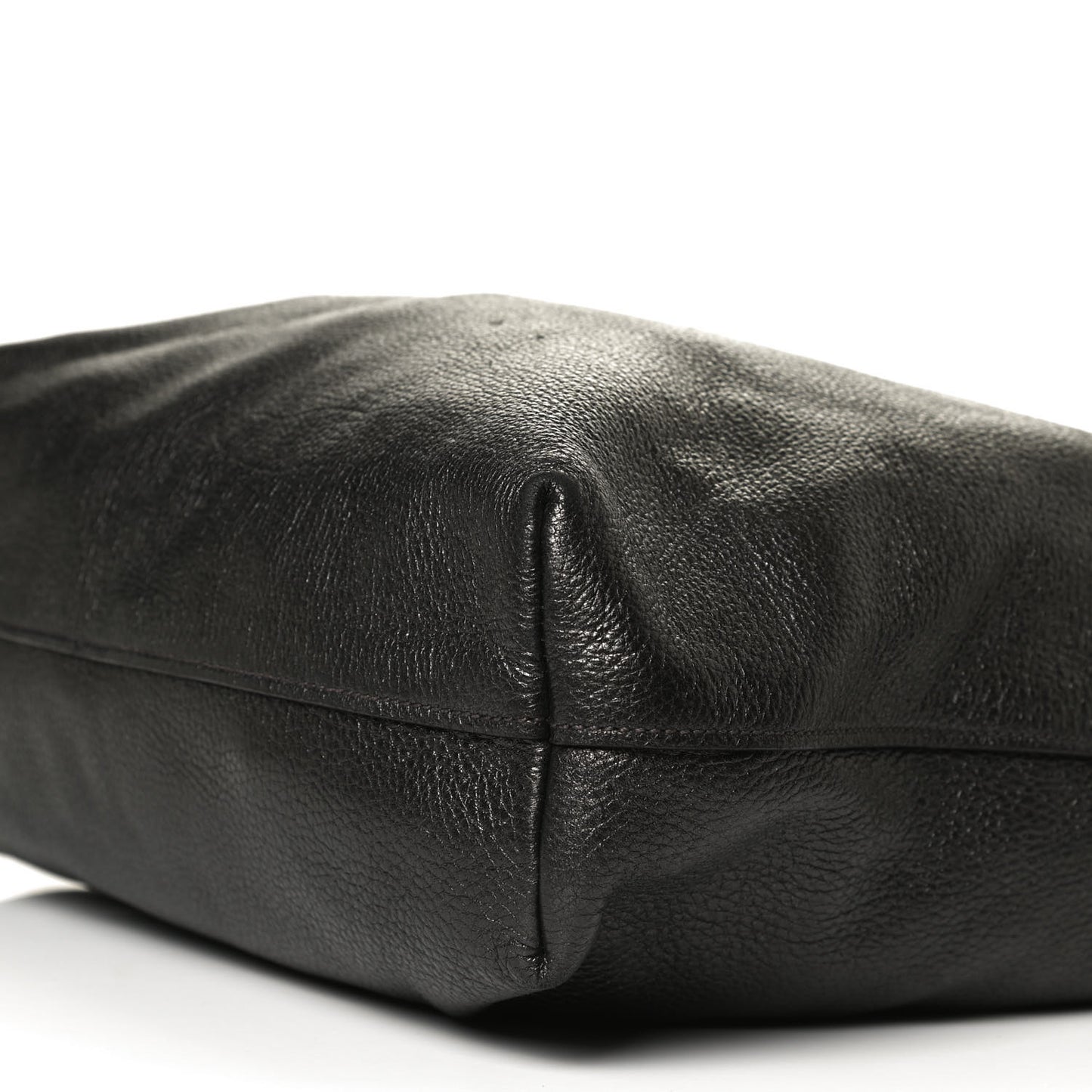 Vitello Daino Shopping Tote Piombo Mordore
