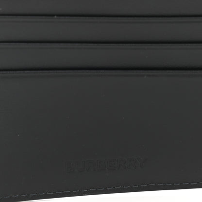Burberry Charcoal Check Calfskin Bi-Fold Wallet 6 of 6