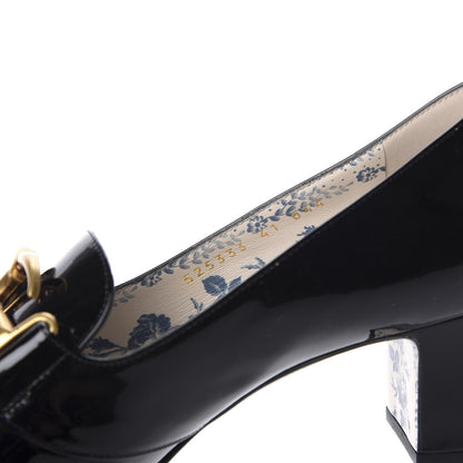 Gucci Vernice GG Victoire 55mm Loafer Pumps 41 Black 8 of 9