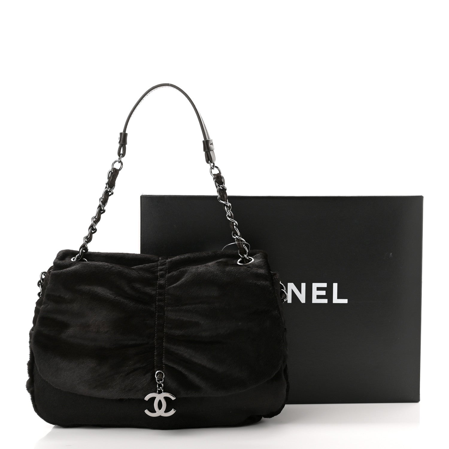 Chanel Pony Hair Sharpei Flap Tote Black 11 of 11