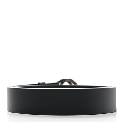 Gucci Selleria Calfskin Mens Interlocking G 37mm Belt 105 42 Black 2 of 6