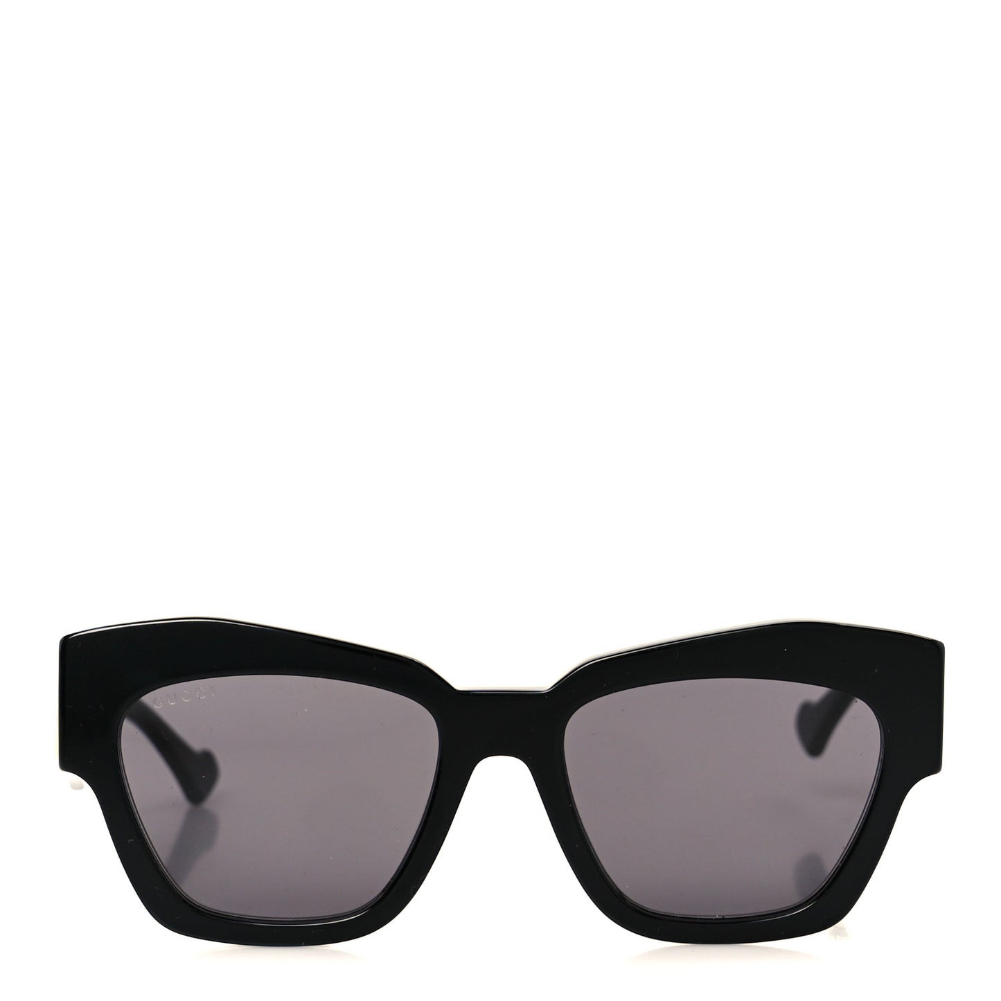 Acetate Square Frame Sunglasses GG1422S Black Grey