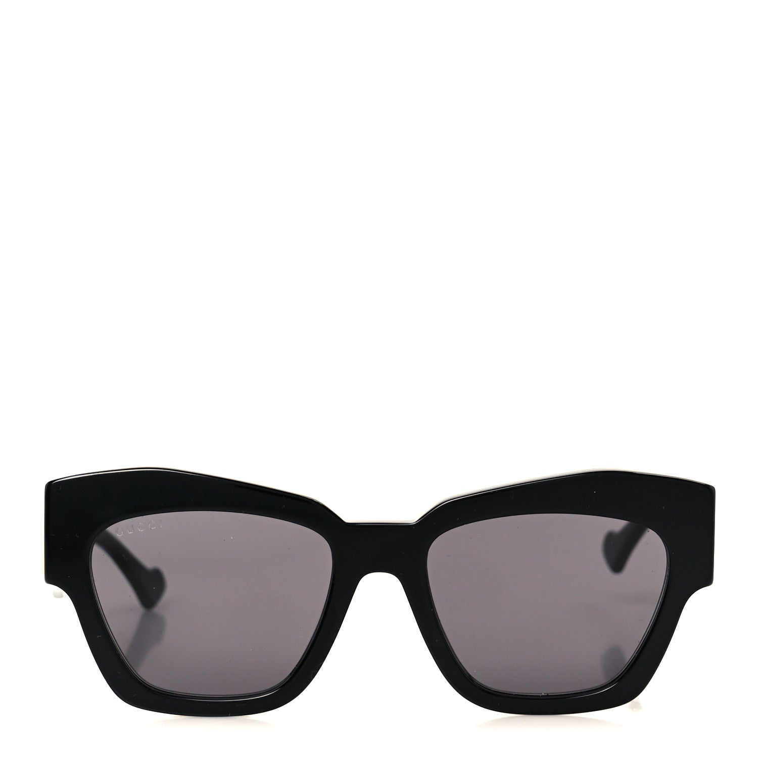 Gucci Acetate Square Frame Sunglasses GG1422S Black Grey 2 of 7
