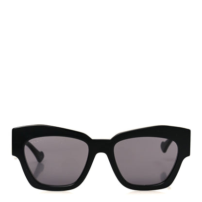 Gucci Acetate Square Frame Sunglasses GG1422S Black Grey 2 of 7