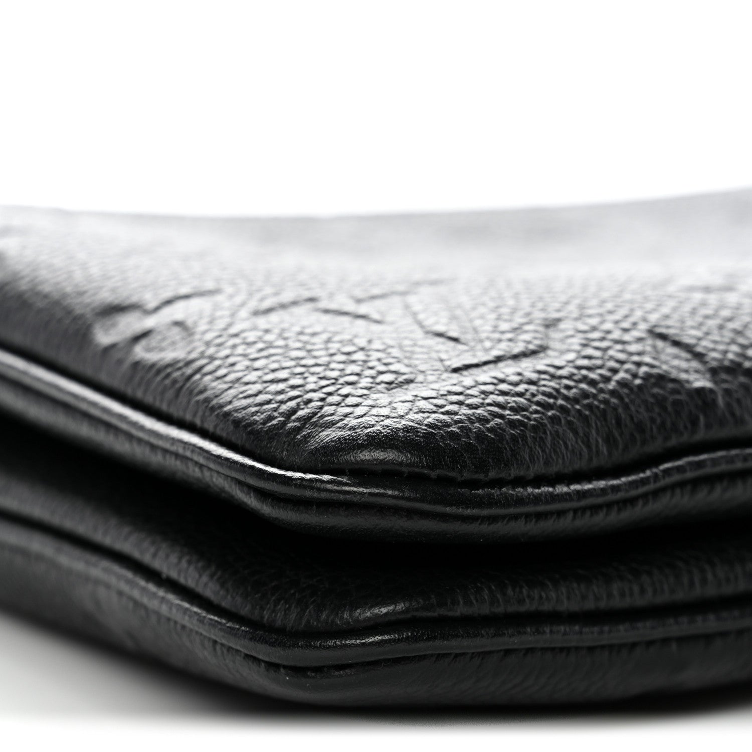 Louis Vuitton Empreinte Double Zip Pochette Black 9 of 10
