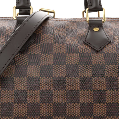 Louis Vuitton Damier Ebene Speedy Bandouliere 25 7 of 11