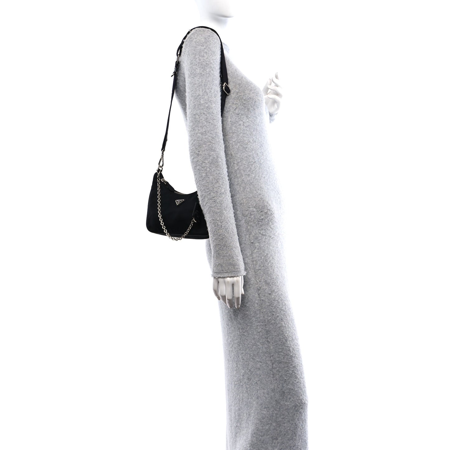 Nylon Re-Edition 2005 Shoulder Bag Black