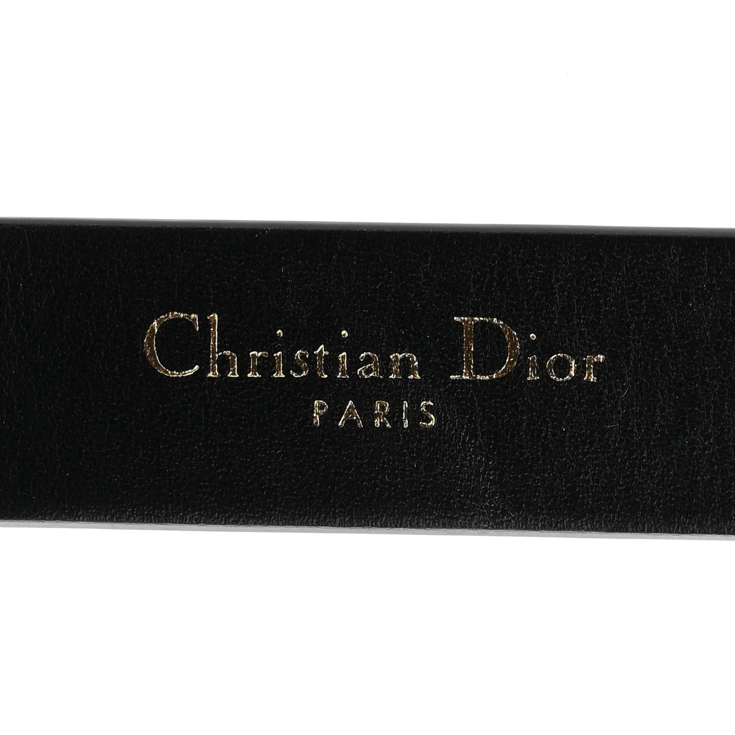 Christian Dior Calfskin 90 36 Saddle Belt Black 5 of 8