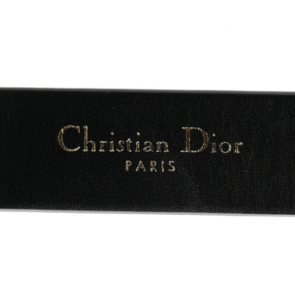 Christian Dior Calfskin 90 36 Saddle Belt Black 5 of 8