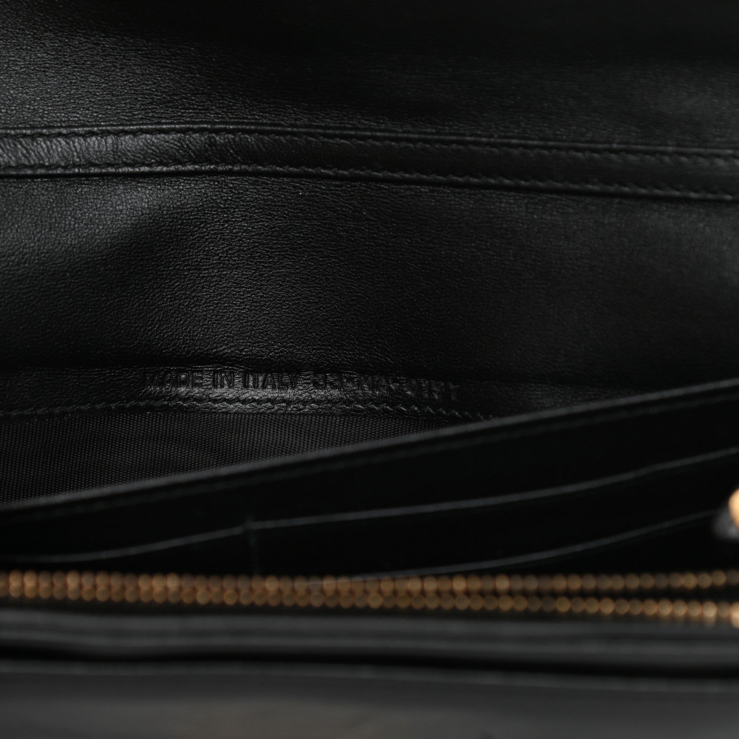 Christian Dior Lambskin Cannage Studded Dioraddict Wallet on Chain Black 8 of 10