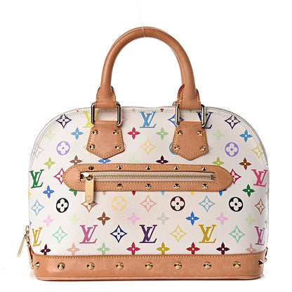 Louis Vuitton Monogram Multicolor Alma White 1 of 12