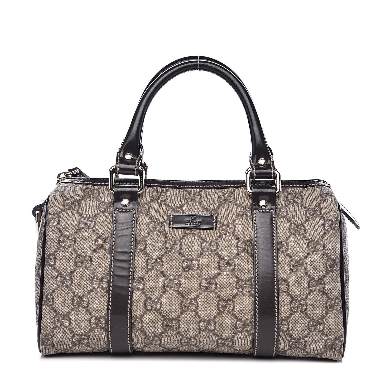 GG Plus Monogram Small Joy Boston Dark Brown