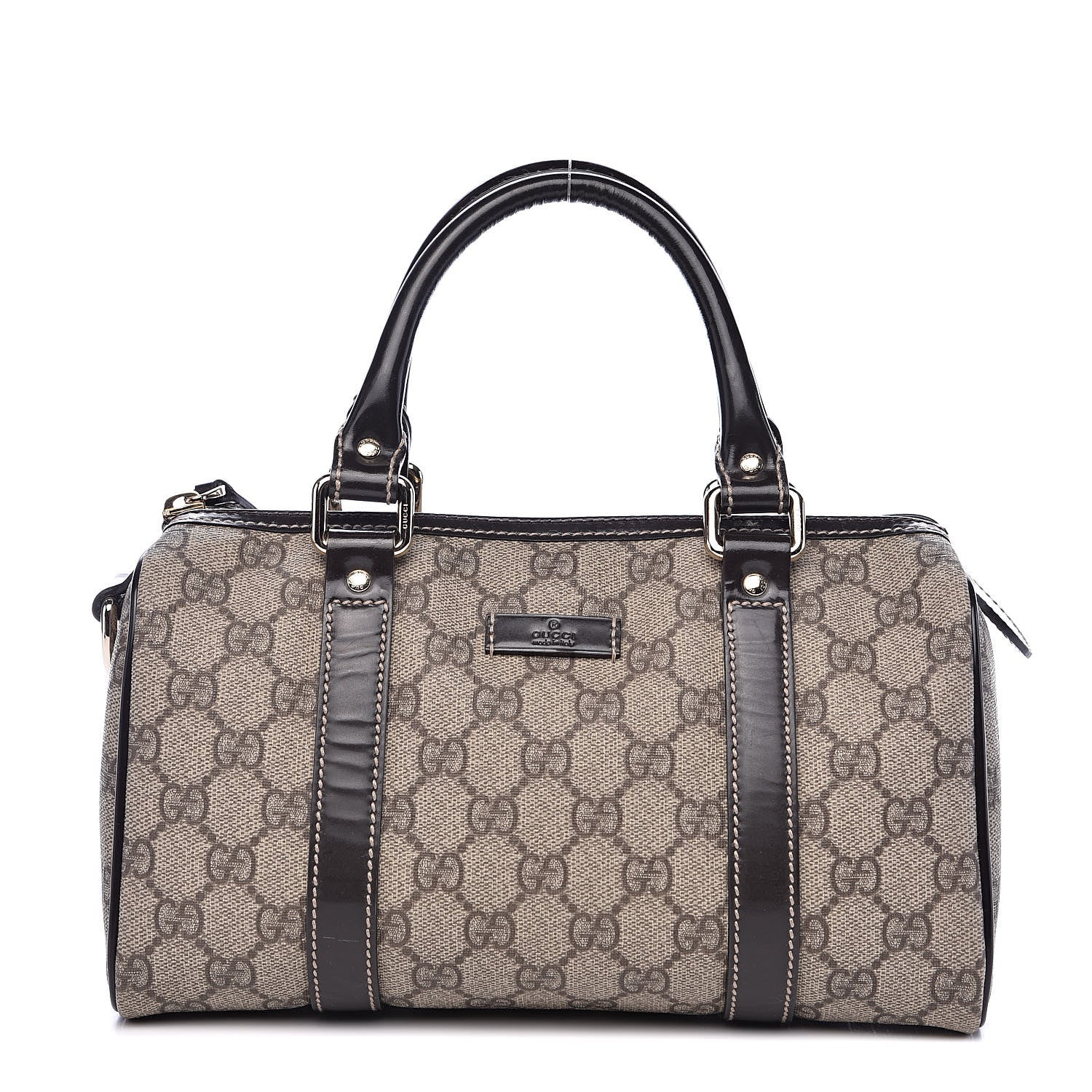 Gucci GG Plus Monogram Small Joy Boston Dark Brown 1 of 11