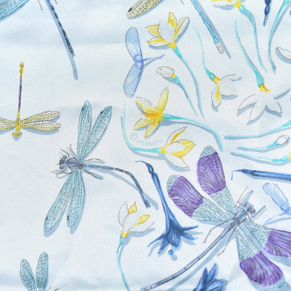 Hermes Silk Dragonflies Scarf 70 5 of 6