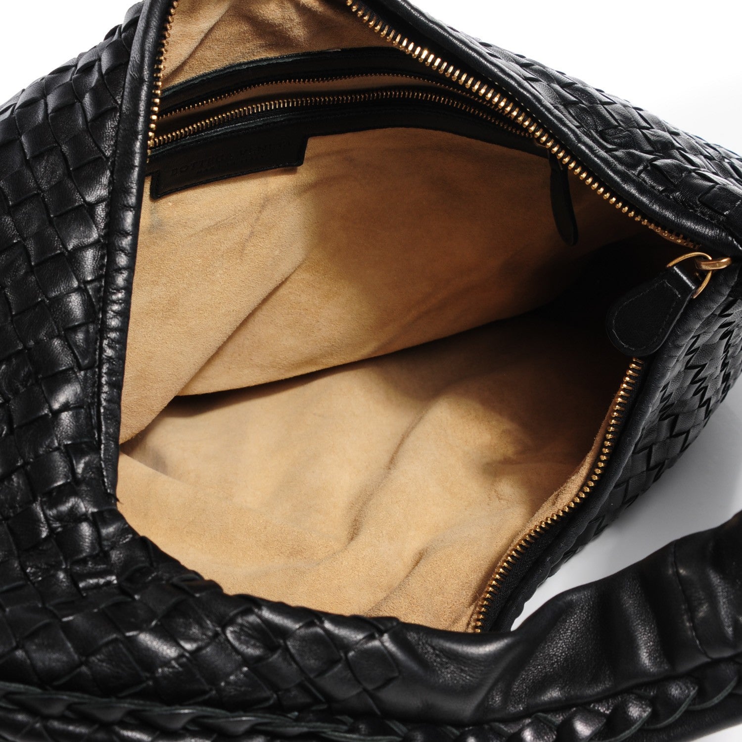 Bottega Veneta Nappa Intrecciato Pleated Large Veneta Hobo Black 8 of 8