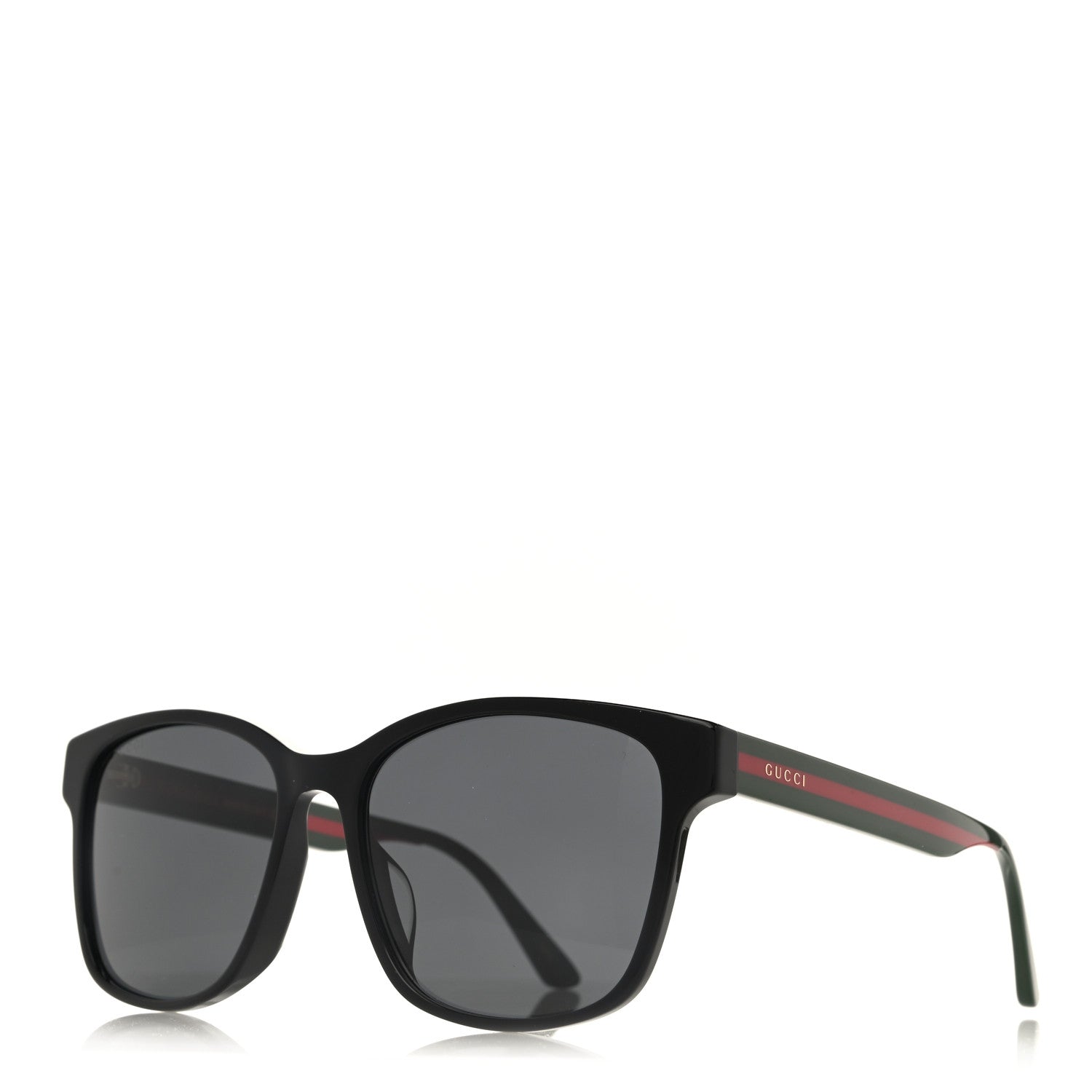 Gucci Square Eye GG Web Sunglasses GG0417SK Black 1 of 9