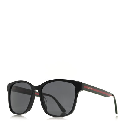 Gucci Square Eye GG Web Sunglasses GG0417SK Black 1 of 9