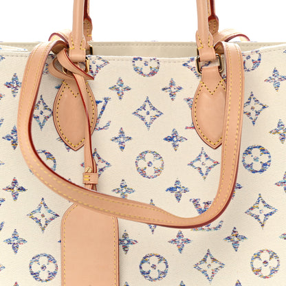 Louis Vuitton Monogram Jacquard Nautical Onthego MM Multicolor Beige 7 of 9