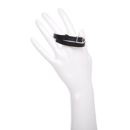 Hermes Chamonix Swift Paddock Double Tour Bracelet T4 Black Bleu De Prusse 2 of 8