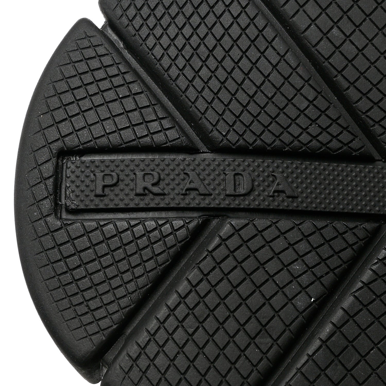 Prada Knit Fabric Logo Mens Running Sneakers 8 Black 7 of 9