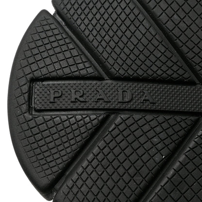 Prada Knit Fabric Logo Mens Running Sneakers 8 Black 7 of 9