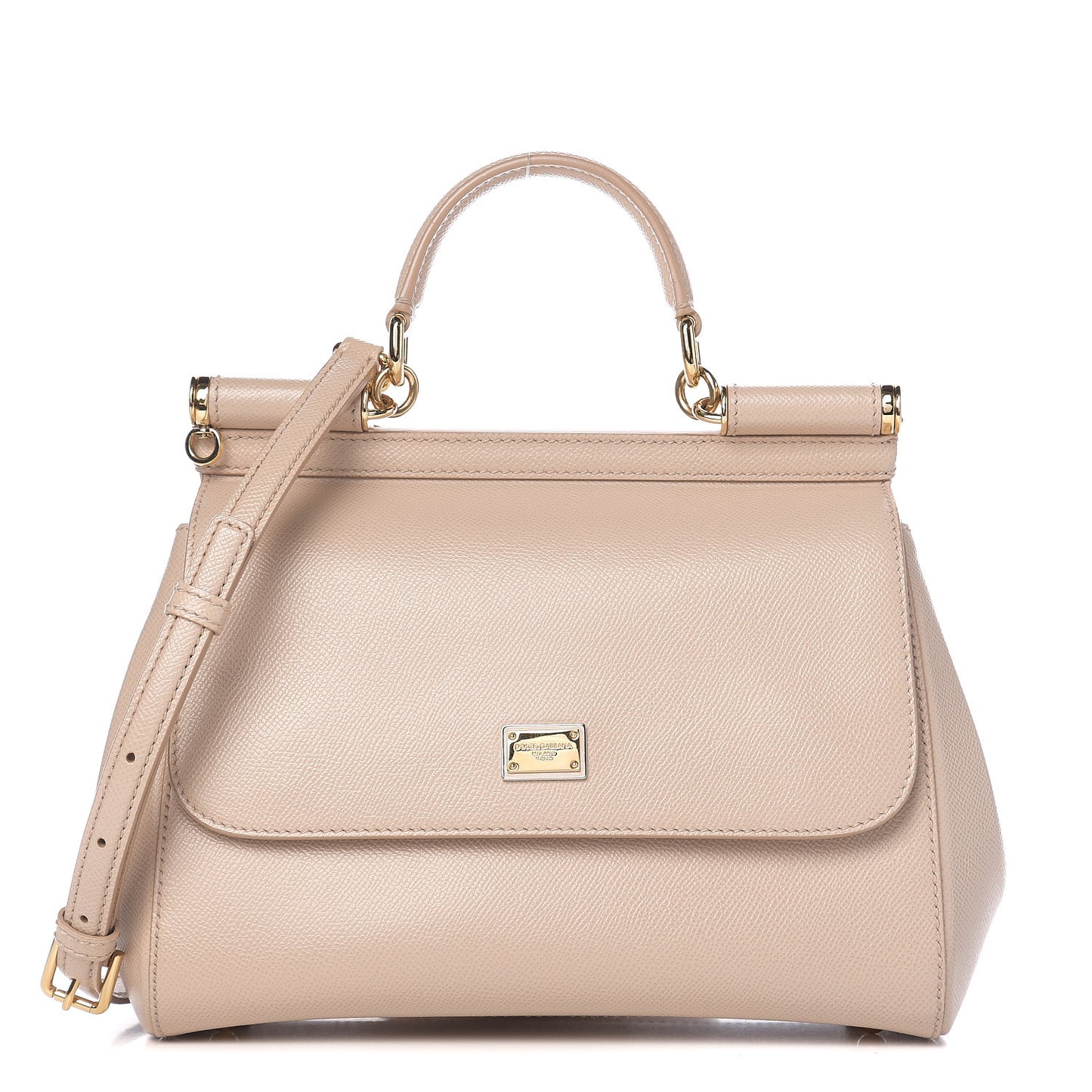 Dauphine Calfskin Medium Miss Sicily Satchel Rosa Carne
