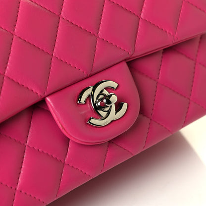 Chanel Lambskin Quilted Mini Rectangular Flap Pink 7 of 8